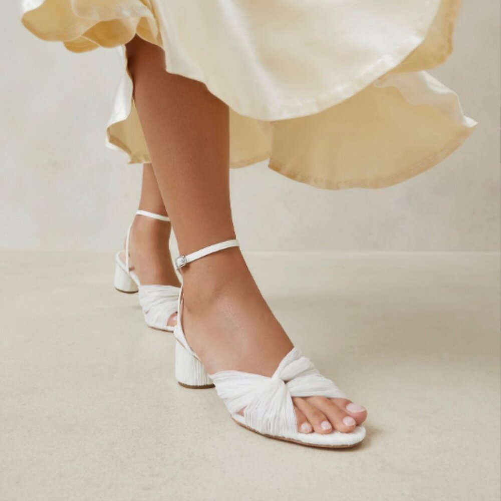 Loeffler Randall Raegan Pearl Pleated Twist heel